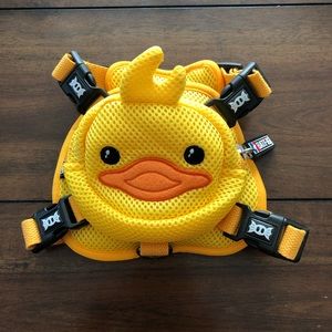 Yellow ducky dog harness, small